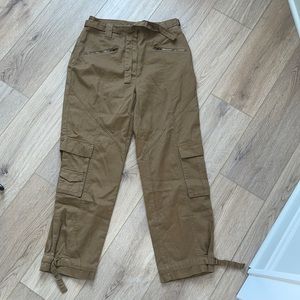 Spiegel Together tan tie waist cargo pants 🪴
